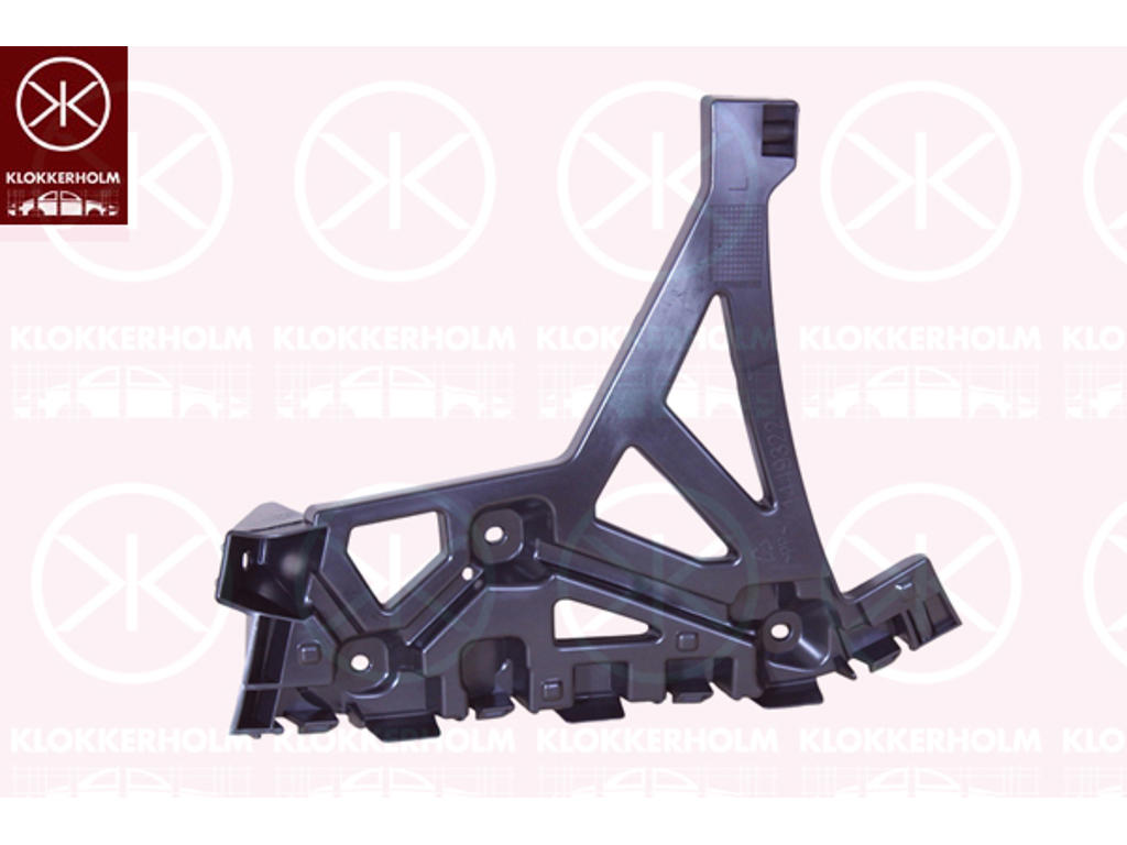 Mounting Bracket, bumper, Plastic, Left Rear