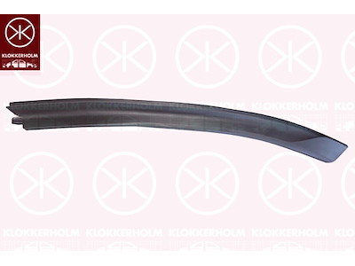 Spoiler, vänster fram, svart