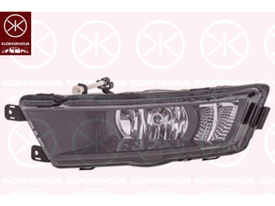 Front Fog Light, Left Front, H8, with daytime running light (LED), Housing Colour: black, ZKW