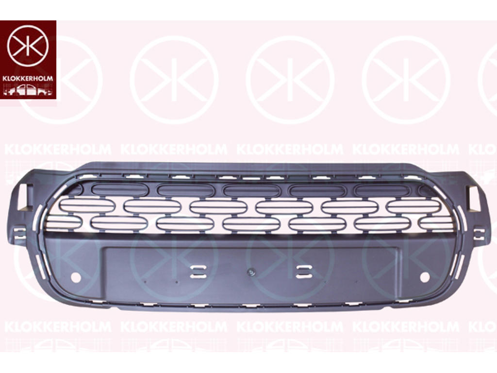 Radiator Grille, with hole(s) for park distance control, Upper section, Vehicle Equipment Line/Variant: facelift