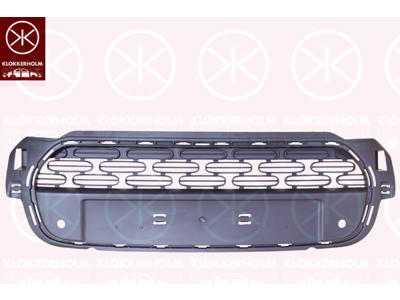 Radiator Grille, with hole(s) for park distance control, Upper section, Vehicle Equipment Line/Variant: facelift