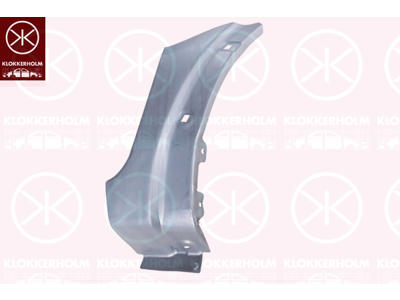 Wing, Right Front, Repair Panel, Rear Section, Lower Section, Zinc-coated