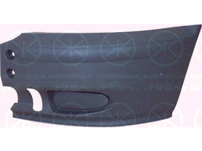 Bumper, Corner Panel, grey, Left Front