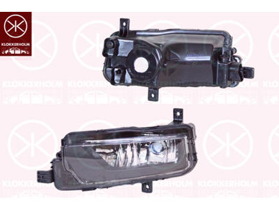 Front Fog Light, H11, Left Front, without bulb holder