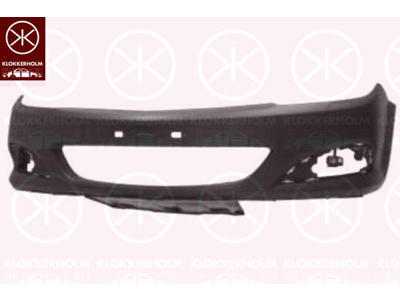 Bumper, w/primer, 3-drs, GTC, Front, with hole(s) for washer nozzle