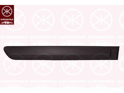 Prydnads-/ Skyddlist, dörr, till höger bak, svart