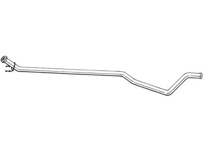 Exhaust Pipe, See accessories list for additionally required parts:  