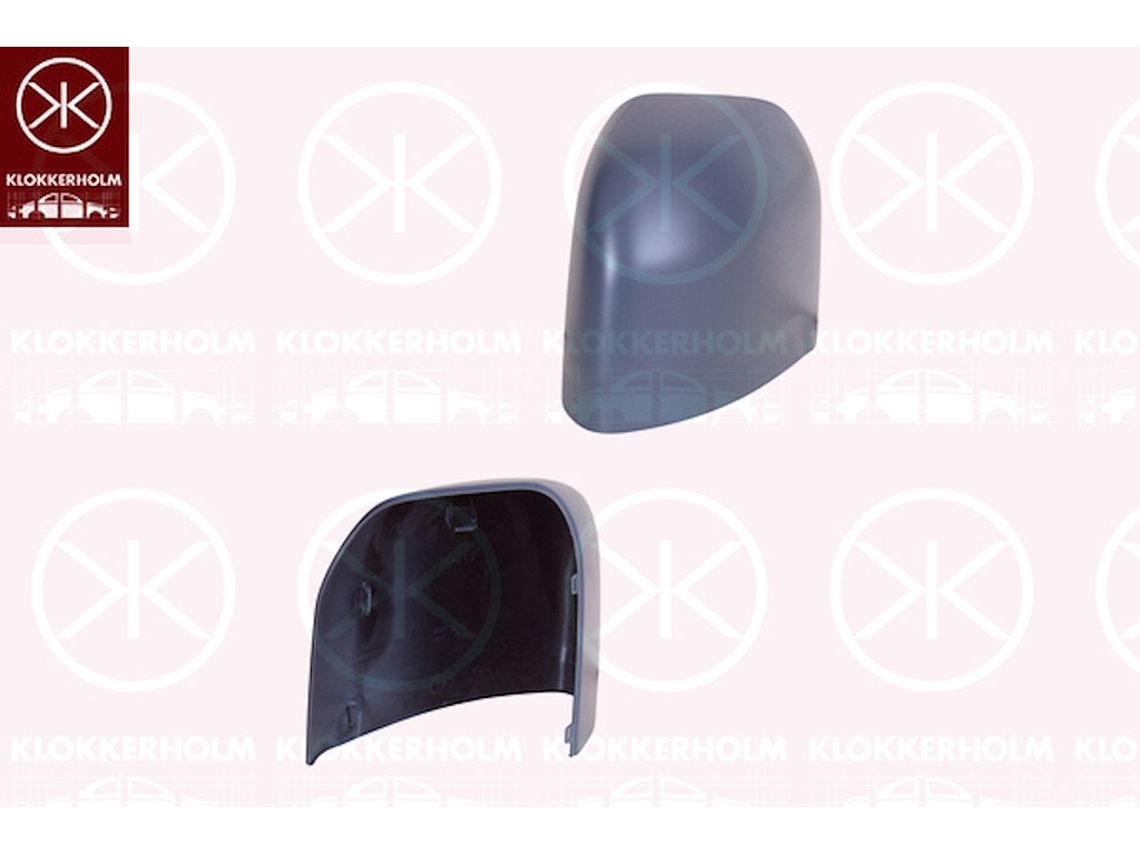 Hus, backspegel, Höger, m/grundlack