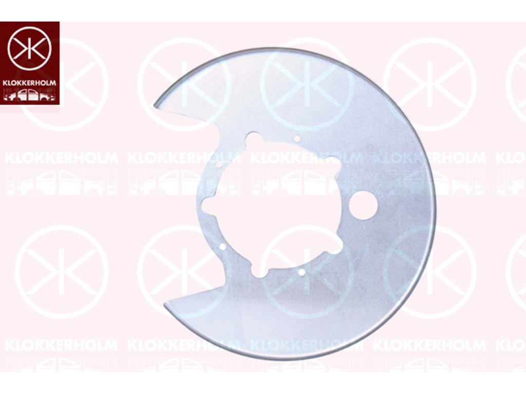 Splash Guard, brake disc, Rear Axle, for brake disc diameter [mm]: 296, Zinc-coated