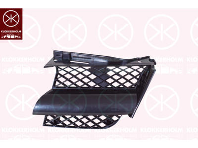 Radiator Grille, black, Right