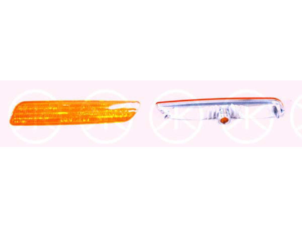 Side Marker Light, yellow, Right Rear, Left Front