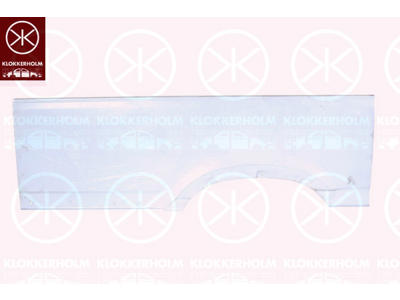 Quarter Panel, Wheel Arch Border, Left Rear, Repair Panel, Upper section, Height [cm]: 50, Axle Distance [mm]: 3600