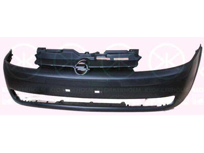 Bumper, Partial primed, Front, with holes for trim/protective strip