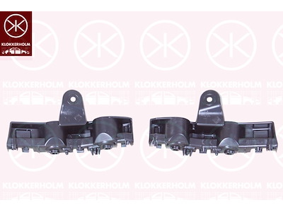 Houder, bumper, Voor, Set