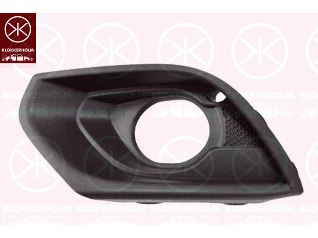 Grille de ventilation, pare-chocs, avant gauche, avec trou(s) pour lampes de brouillard, pas pour ligne/variante déquipement du véhicule: OPC