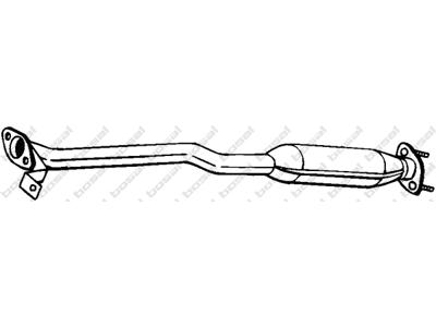Catalytic Converter, with mounting parts, Emission Standard: Euro 3