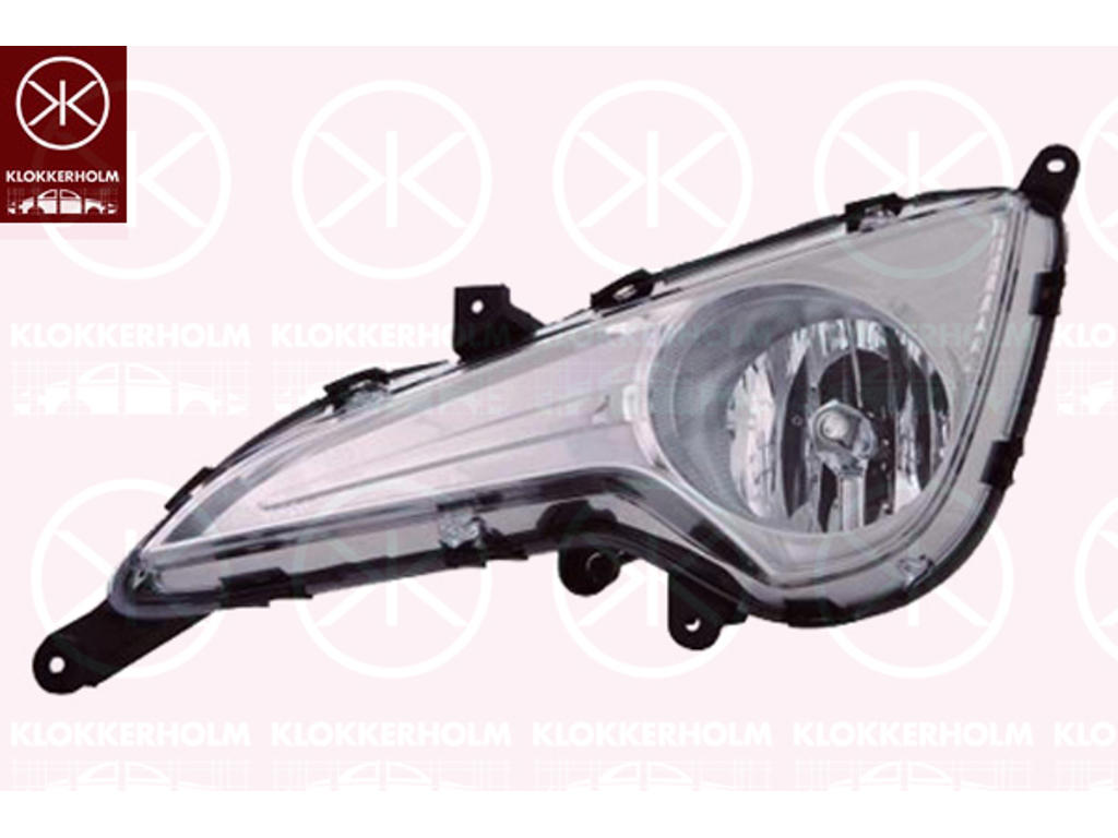 Front Fog Light, Left, H8, without bulb holder