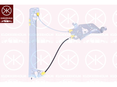 Window Regulator, OE-type, without electric motor, Electric, Left Rear