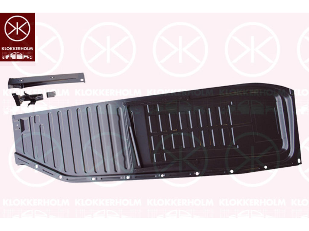 Body Floor, with holder, Full Body Section, Left, Sheet Strength [mm]: 1.2