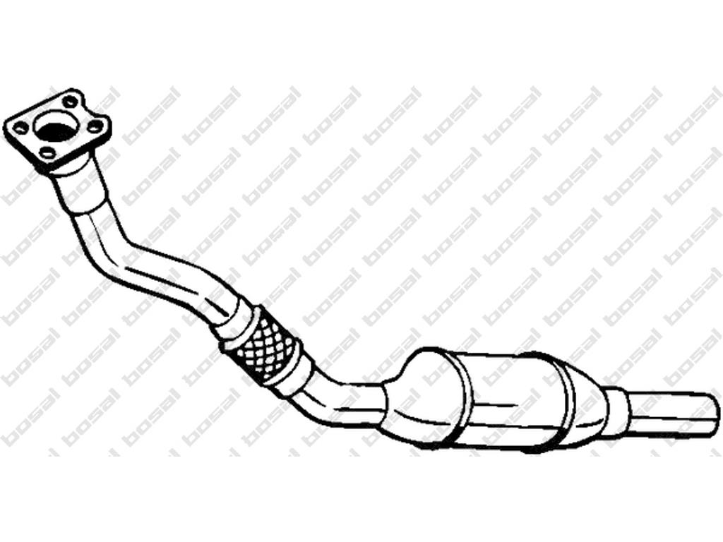Catalytic Converter, with mounting parts, Emission Standard: Euro 1, Emission Standard: Euro 2