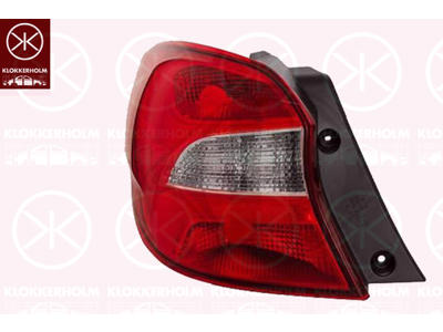 Tail Light Assembly, Right, without bulb holder
