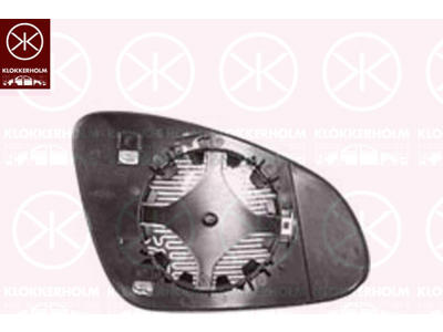 Mirror Glass, exterior mirror, Aspherical, Heatable, Left