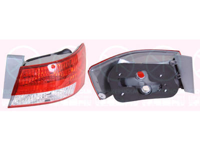 Tail Light Assembly, without bulb holder, Right, Outer section