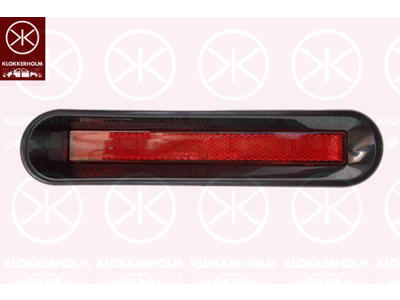 Reflector, with bulb holder, red, Right Rear