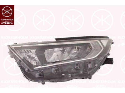 Headlight, Right, with daytime running light (LED), WY21W, with motor for headlamp levelling