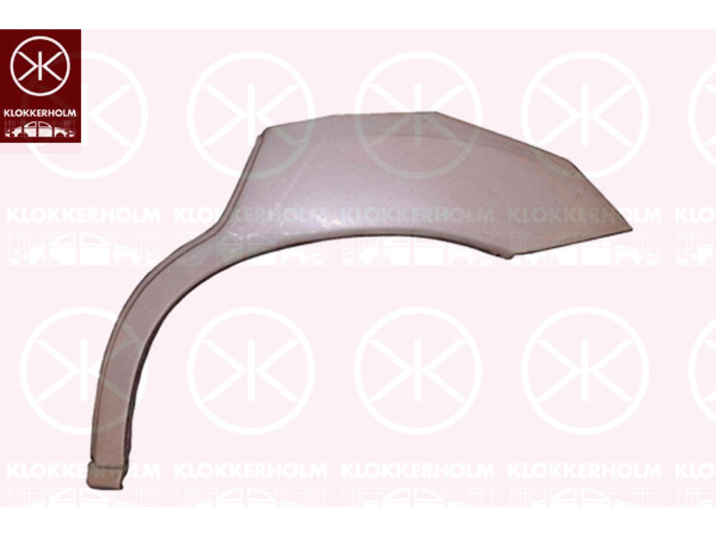 Quarter Panel, 4/5-drs, Wheel Arch Border, Repair Panel, Left Rear