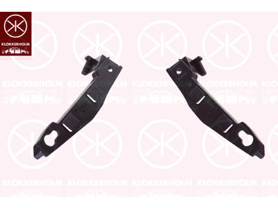 Mounting Bracket, bumper, Rear, Set, Plastic