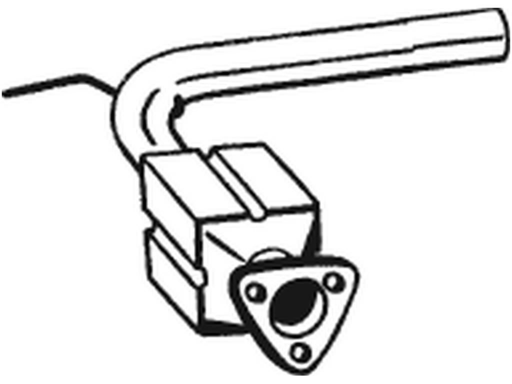 Catalytic Converter, with mounting parts, Emission Standard: Euro 2