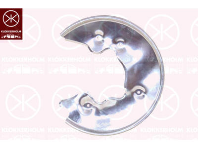 Bromssköld, Bakaxel vänster, för bromsskivediameter [mm]: 300, för bromsskivediameter [mm]: 330, aluminium