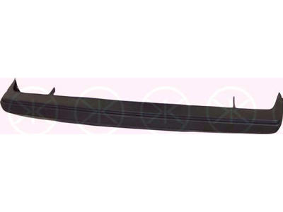 Bumper, Rear, with reinforcement, Metal, Full Body Section, black