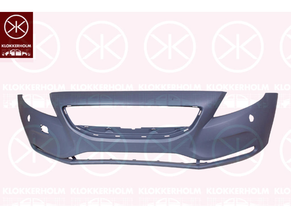Bumper, Front, w/primer, with hole(s) for washer nozzle