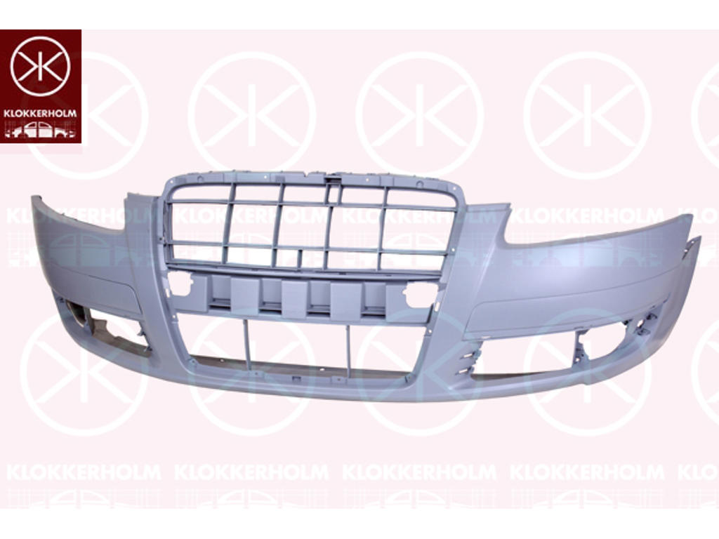 Bumper, w/primer, Front, not for vehicle equipment line/variant: S-LINE