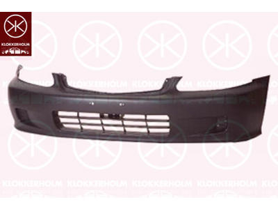 Bumper, w/primer, without reinforcement, Front