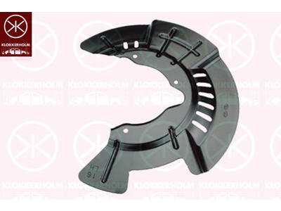 Splash Guard, brake disc, Front Axle Left, for brake disc diameter [mm]: 302