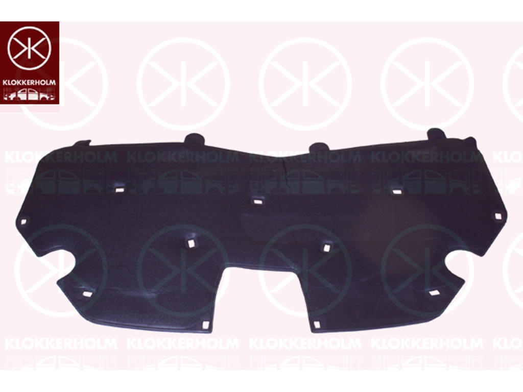 Engine Compartment Noise Insulation, Centre Section, Fitting Position: Bonnet