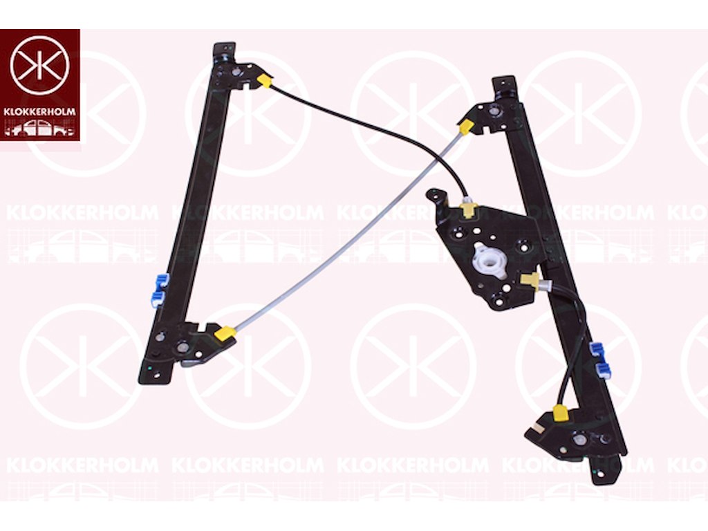 Window Regulator, without electric motor, Electric, Right Front