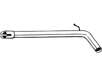 Exhaust Pipe, See accessories list for additionally required parts:  