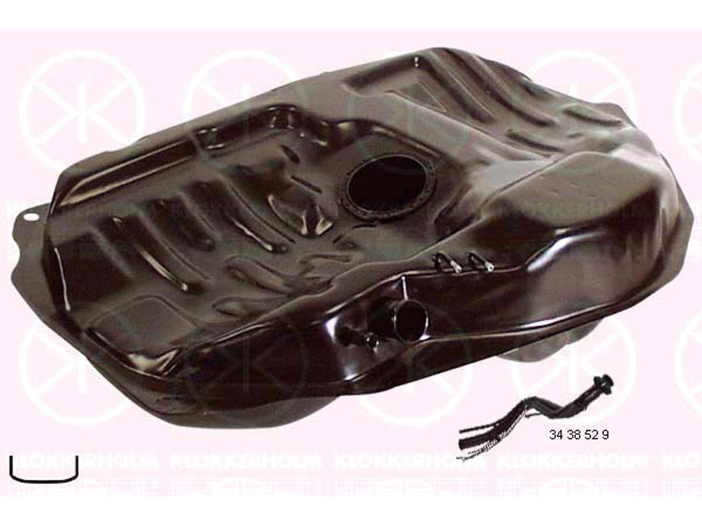 Топливный бак, инж., 60L, 2 WD, с уплотнениями