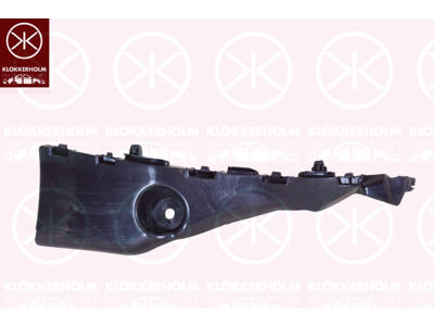 tartó, lökhárító, jobb hátsó, külso rész, Muanyag