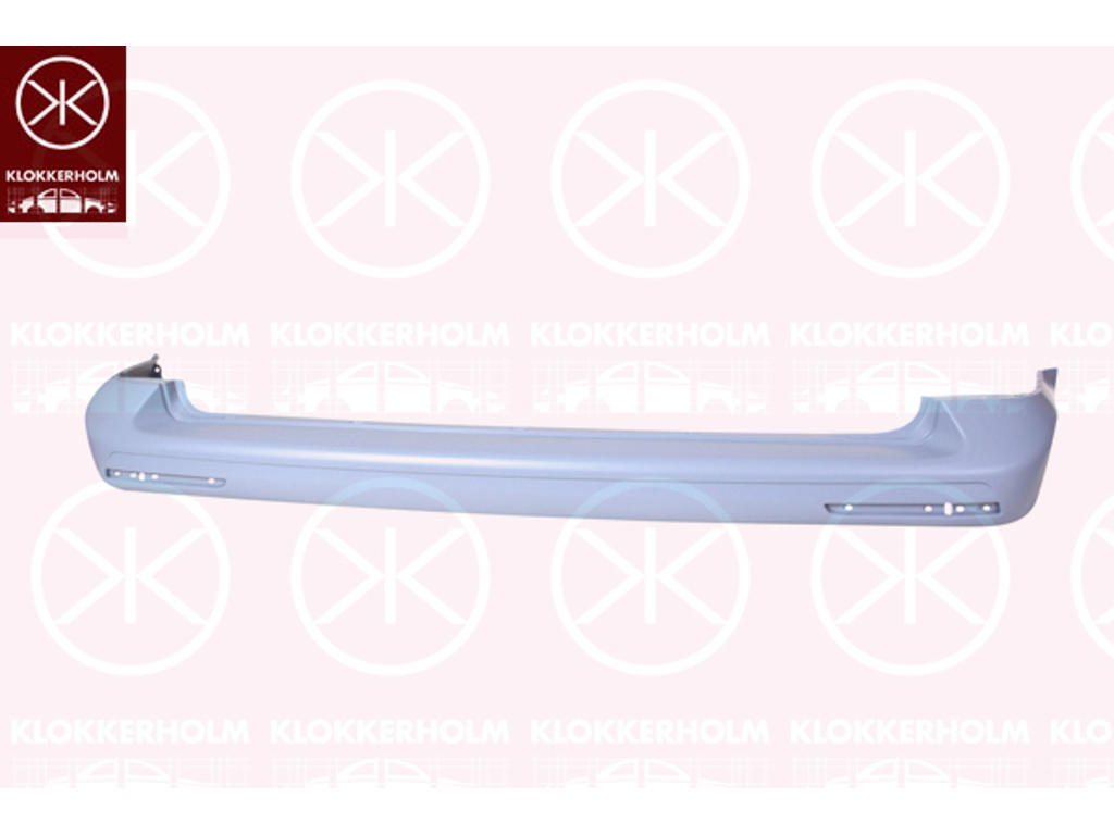 Bumper, Rear, w/primer, Smooth