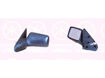 Exterior Mirror, Control: cable pull, Convex, Right