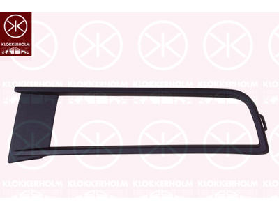 Ventilation Grille, bumper, Left Front, with hole(s) for fog lights