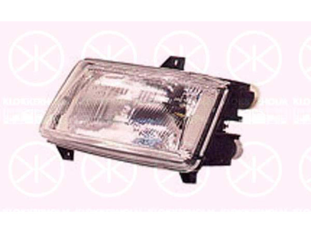 Headlight, H4, for vehicles without headlight levelling, Valeo, Left, Illuminance [lx]: 20