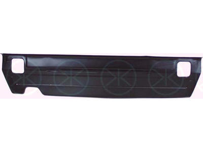 Bakpanel, Avslutningsplate, nedre del