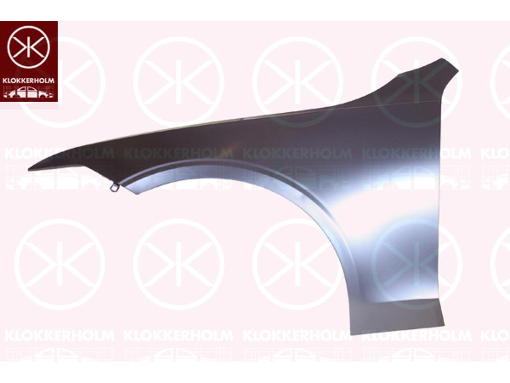 Wing, Aluminium, Right Front, without hole for direction indicator