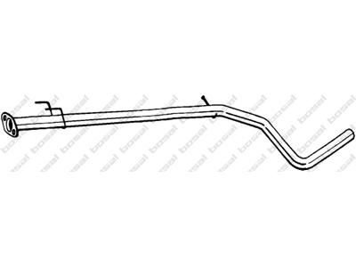 Exhaust Pipe, See accessories list for additionally required parts:  